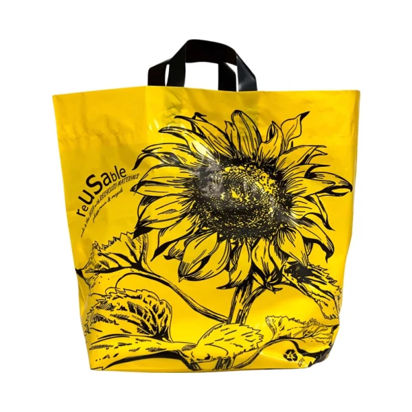 19.5 x 16 + 7 Sunflower Soft-Loop Bags 19.5 x 16 + 7 Sunflower Soft-Loop Bags