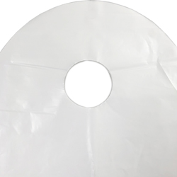 Close Up on 2.5 Inch Handle to 16 x 16 + 8 Super Wave Top Carry Out Bag