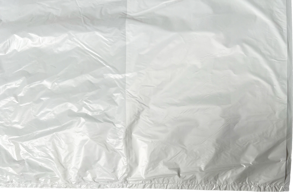 Bottom Seal of 20 x 10 x 36 HDPE Plastic T-Shirt Carry Out Bags