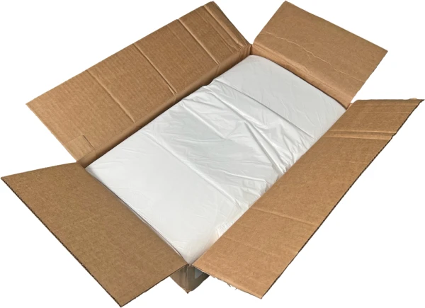 20 x 10 x 36 White T-Shirt Bags 0.65 Mil Case Case of 20 x 10 x 36 HDPE Plastic T-Shirt Carry Out Bags