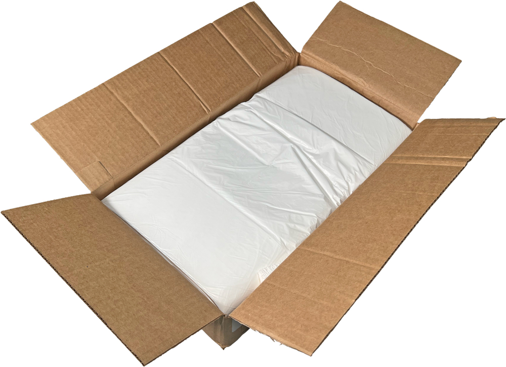 Case of 20 x 10 x 36 HDPE Plastic T-Shirt Carry Out Bags