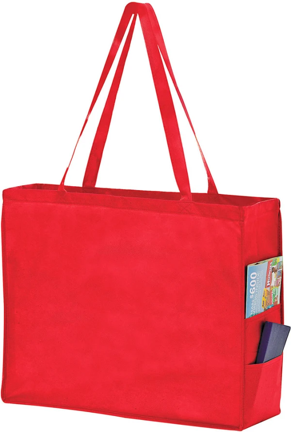 20 x 6 x 16 Red Non Woven Tote
