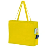 20 x 6 x 16 Yellow Non Woven Over the Shoulder Tote Bag