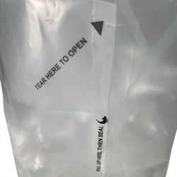 21 x 15 + 10 Tamper-Resistant Delivery Bag Close Up of 