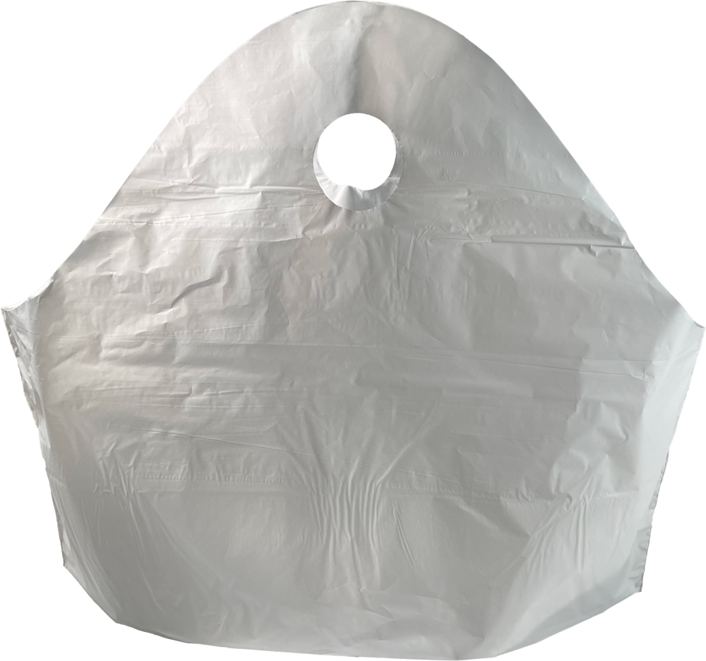 21x18+10 BG Super Wave Top Carry Out Bags 1.4 Mil front