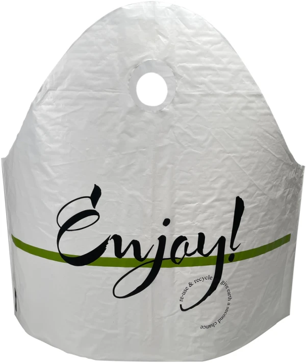 21x18+10 Super Wave Top Carry Out Bags Back 21x18+10 Super Wave Top Carry Out Bags Back