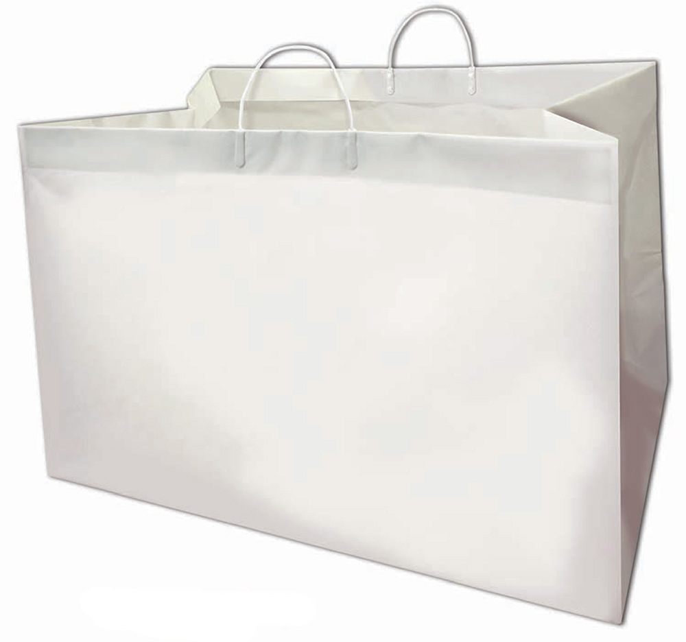 22 x 14 x 15 + 14 Rigid Loop Handle Plastic Shopper