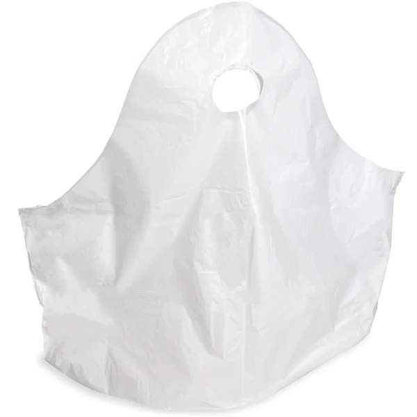 24 x 20 + 11 Super Wave Plastic Restaurant Bag Standing Up