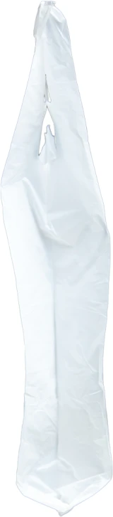 4 Inch Side Gusset for 6 x 15 White T-Shirt Bag