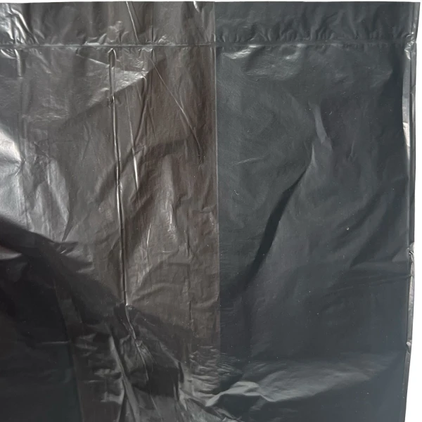 6 x 4 x 15 Black T-Shirt Bags 0.65 Mil Extra Small Bottopm Seal & Side Gusset 6 x 4 x 15 Black HDPE Plastic T-Shirt Carry Out Bags Bottom Seal & Side Gusset