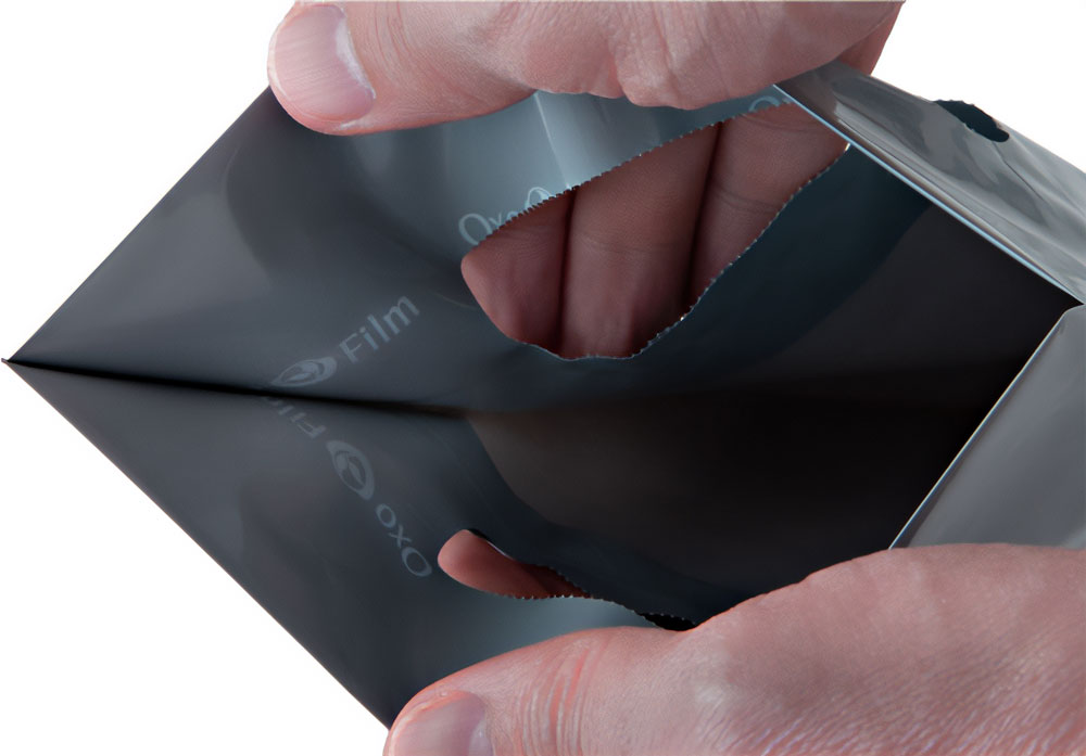 Gray 7.5 x 10 2.5 Mil Gray Eco Friendly Reinforced Handle Shopping Bags