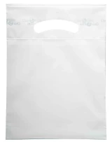 White 7.5 x 10 2.5 Mil White Eco Friendly Shopping Bags