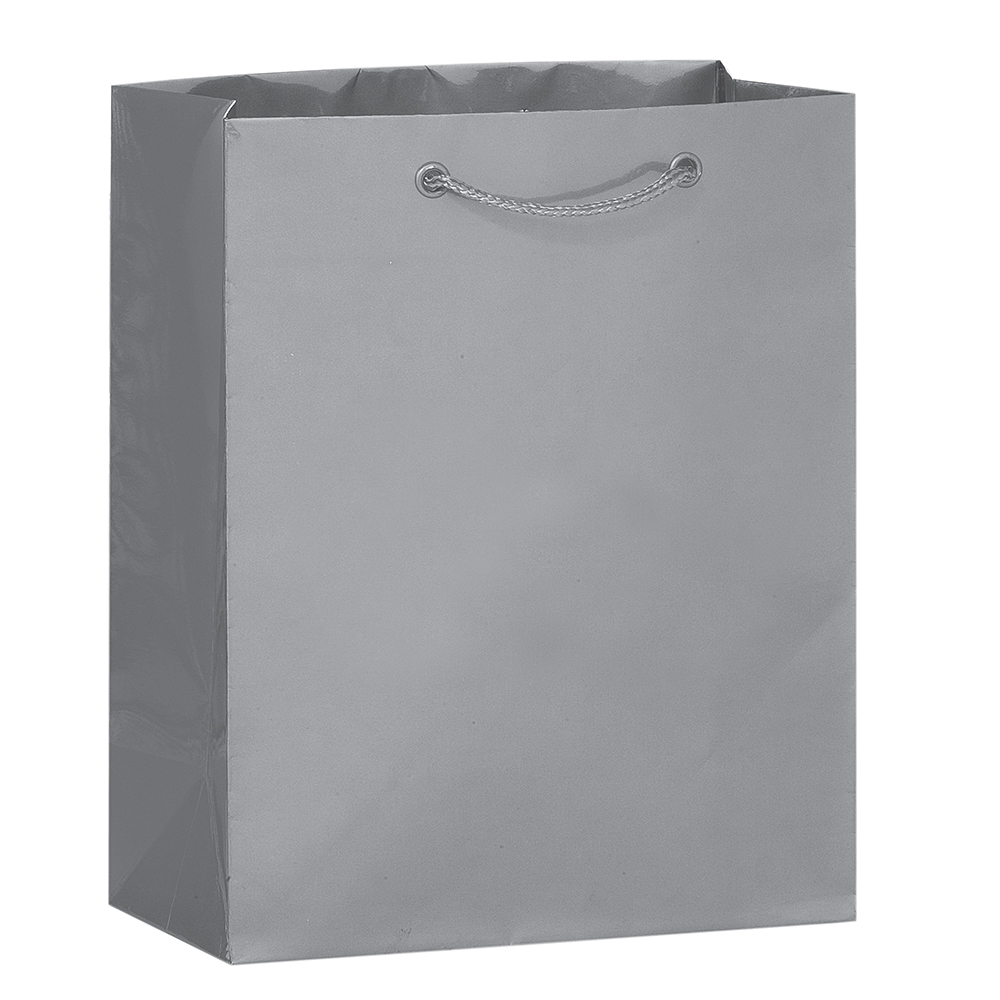 8 x 4 x 10 platinum foil print euro totes