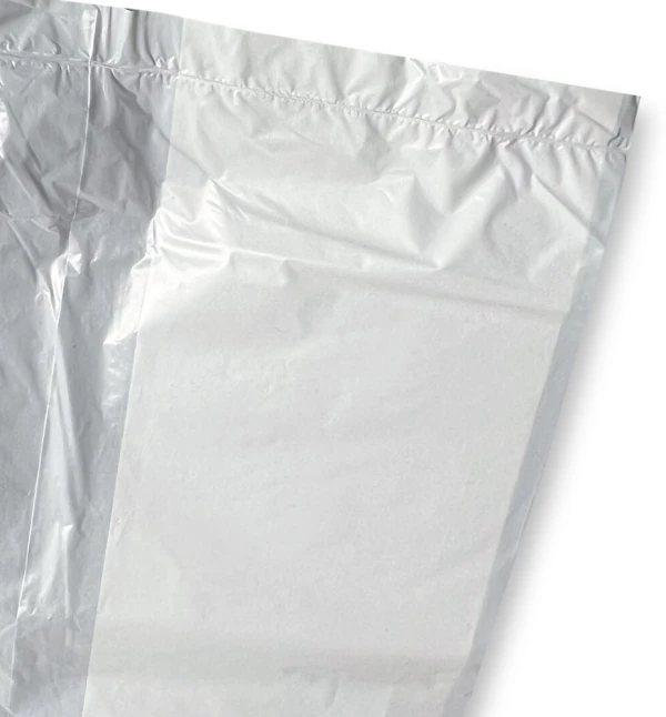 8 x 4 x 16 White T-Shirt Bags 0.65 Mil Small Bottom Seal Bottom Seal 8 x 4 x 16 HDPE Plastic T-Shirt Carry Out Bags