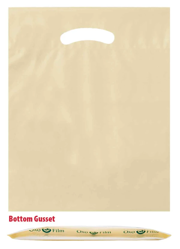 9x12+2 2.5 Mil Ivory Eco Friendly Shopping Bags Ivory 9x12+2 2.5 Mil Eco Friendly Shopping Bags