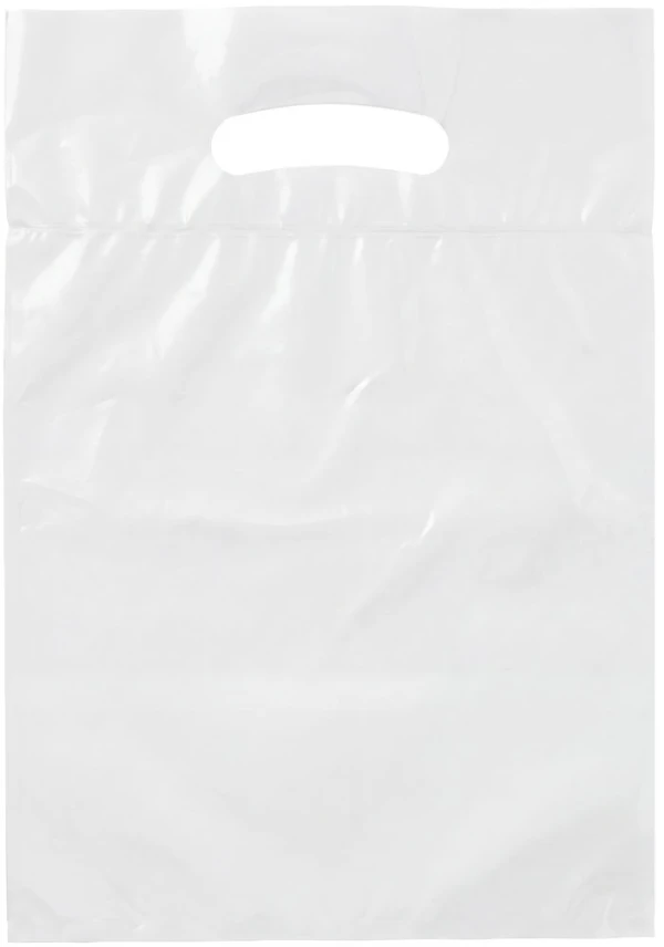 9 x 13 White Die Cut Handle Bags 9 x 13 White Die Cut Handle Bags