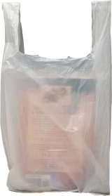 8 x 4 x 16 HDPE Plastic Thank You Take Out Bags Back