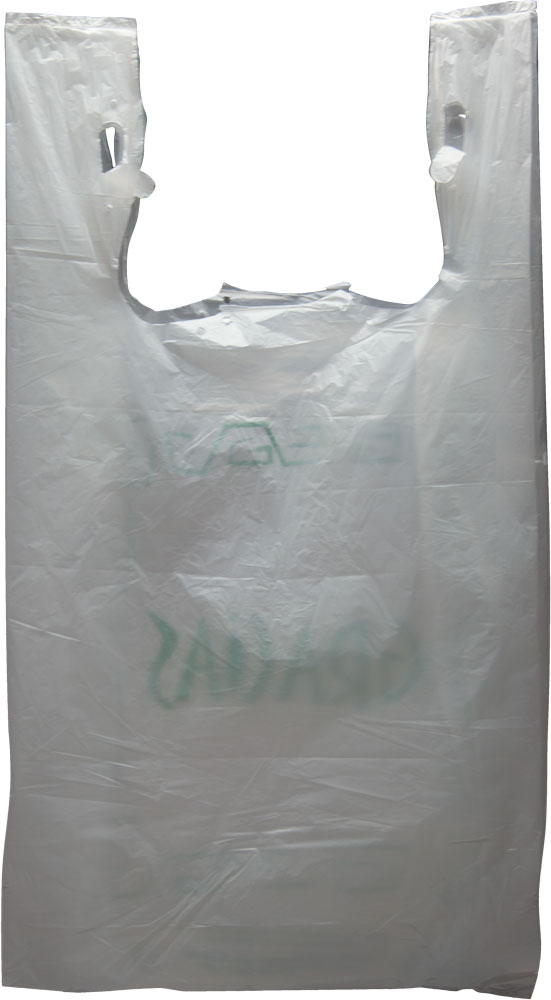 Back of 11.5x6.5x21 Gracias Carry Out Bags 0.65 Mil Back of 11.5x6.5x21 Gracias Carry Out Bags 0.65 Mil