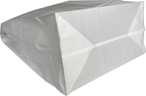 Bottom of 12 x 7 x 22 + 7 Super Duty Thank You Square Bottom Bags Bottom of 12 x 7 x 22 Heavy Duty Thank You Bags with a Flat Bottom