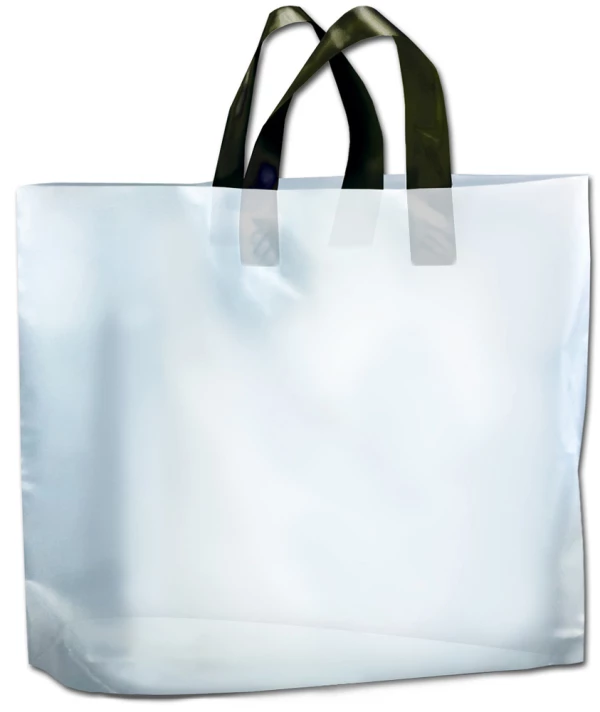 White Soft Loop Handle Bag