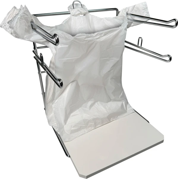 Grocery Bag Stand for Easy Seperation of Bags 1/6 Barrel Grocery Bag Dispenser Rack with tab for easy seperation of bags