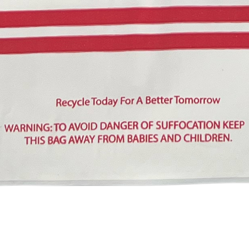 Bottom Gusset of 16 x 16 + 8 Bottom Gusset Wave Top Thank You Bag