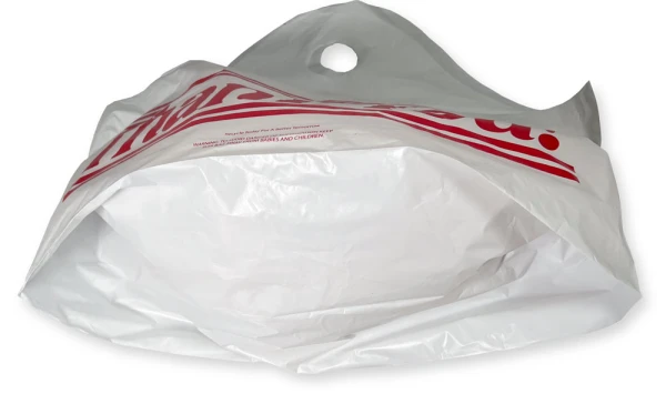 21 x 18 + 10 Wave Top Thank You Carry Out Bag Bottom Gusset Bottom Gusset of 21 x 18 + 10 Bottom Gusset Wave Top Thank You Bag