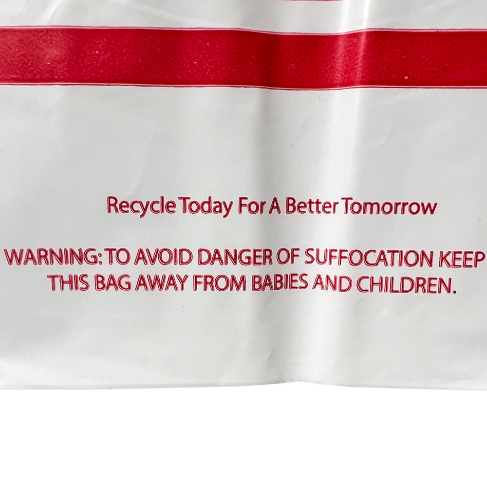 24 x 20 + 11 Bottom Gusset Wave Top Thank You Bag