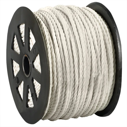 1/4 x 600 black twisted poly rope