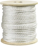 1/4 x 1000 hollow braided poly rope
