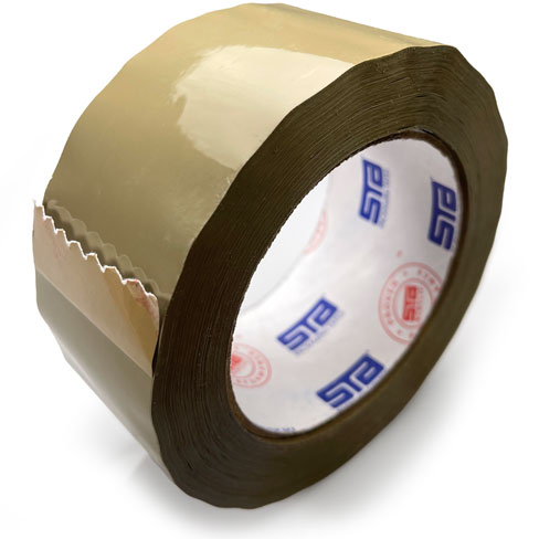 2 Inch Tan Carton Sealing Clear Tape