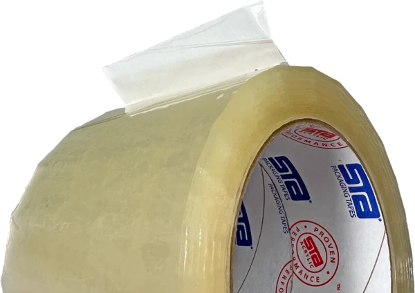 3 inch X 110 Yds Economical Carton Sealing Tape Tab Interplas Packing Tape Clear 72MM X 100M - 2 MIL Tab