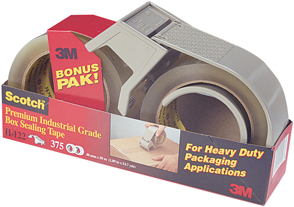 3M PSD-1 Scotch Box Sealing Tape Bonus Pack