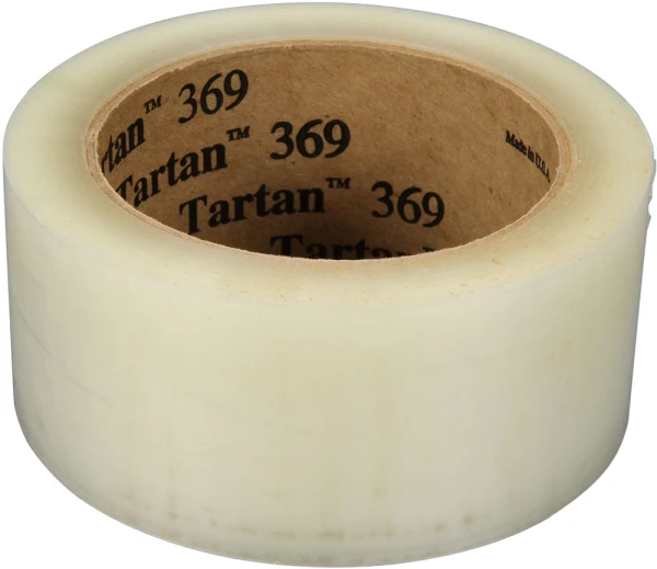 3M 369 Tartan Box Sealing Tape Clear 2 inch