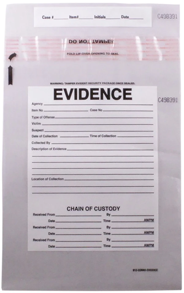 Plastic Evidence Bags 9 x 12 Secur-Pak Plastic Evidence Bags 9 x 12 Secur-Pak