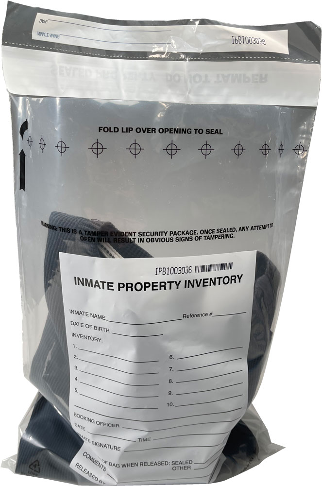 SECUR-PAK 100 Sacchetti Antimanomissione Con Chiusura, 15,2 X 22,9 Cm - Trasparenti E Numerati Per Prove
