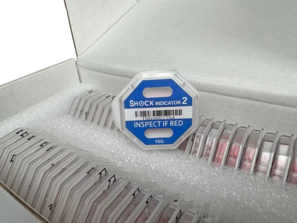 15G Shock Indicator Label 100 Indicators 100 Indictaors of 15G Shock Label Indicator