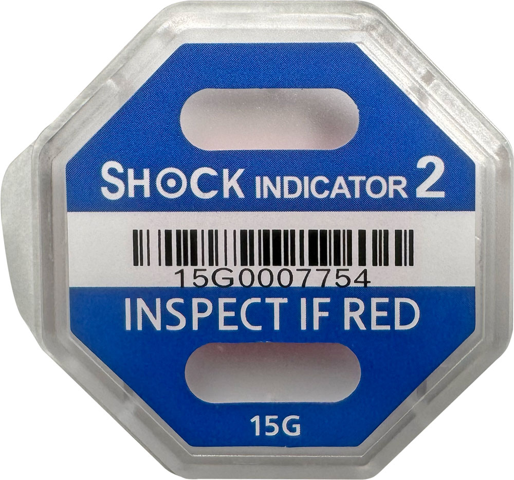 15G Shock Label Indicator Indicator