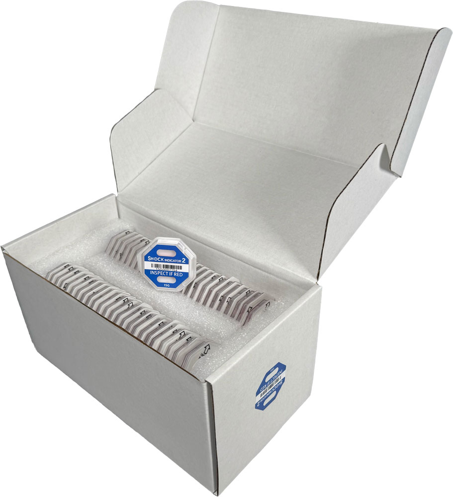 Open Case Indicators of 15G Shock Label Indicator