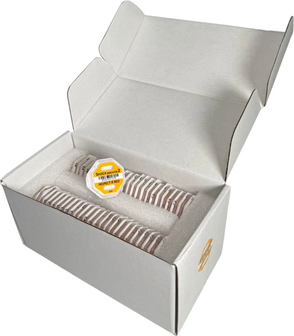 25G Shock Indicator Label Case Case of 25G Shock Label Indicator
