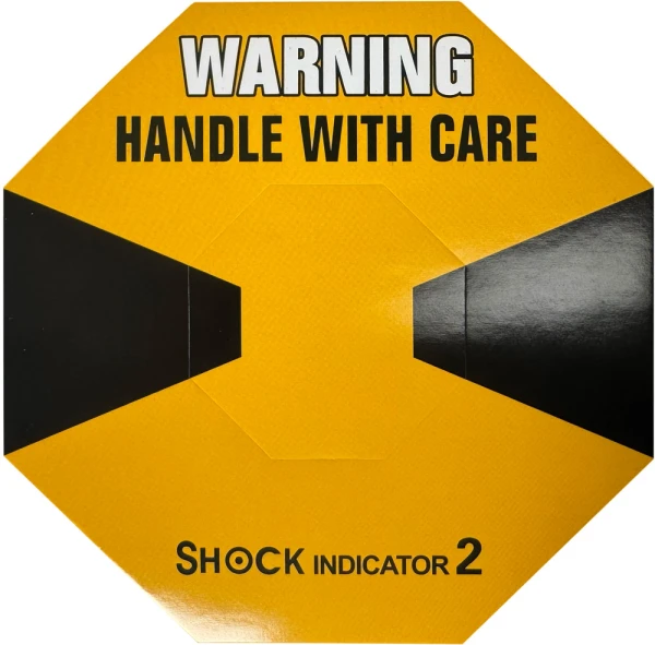 25G Shock Indicator Label Label of 25G Shock Label Indicator