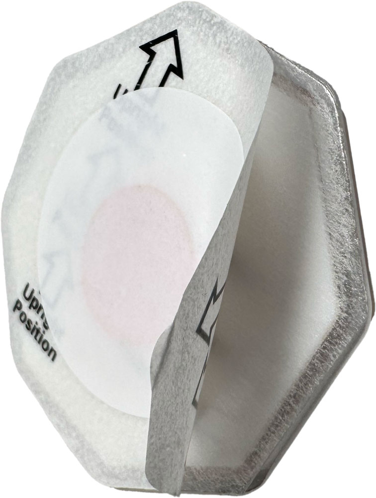 Self Adhesive Back Peel 25G Shock Label Indicator