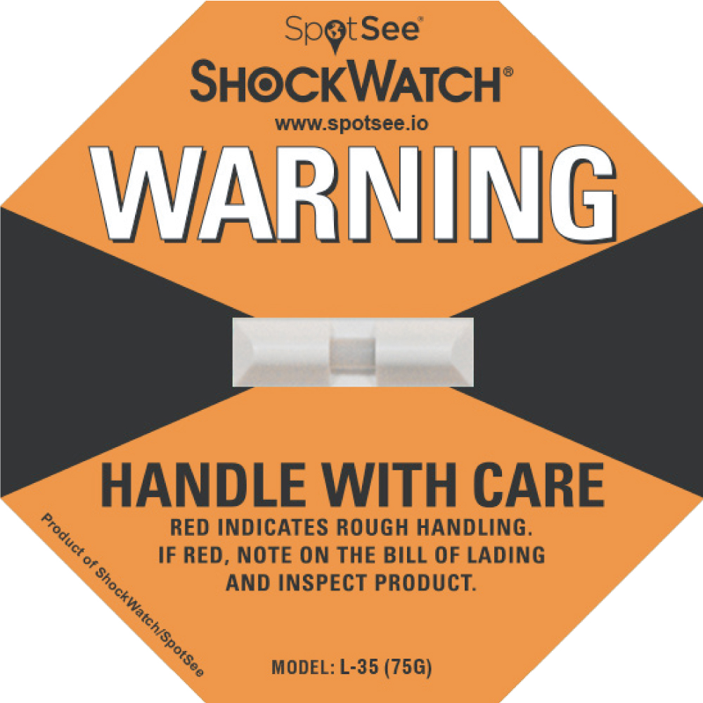 L-35 ShockWatch Label 75G (Orange)