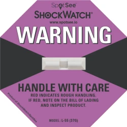 L-55 ShockWatch Indicator Label 37G (Purple)