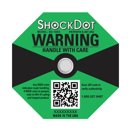 Green ShockDot 100G Label