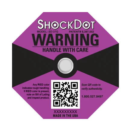 Purple ShockDot 37G Label