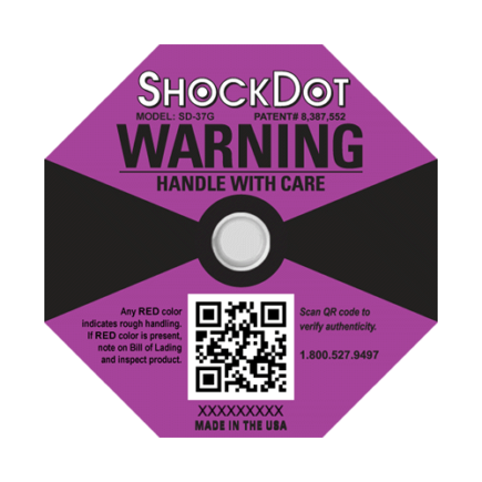 Purple ShockDot 37G Label