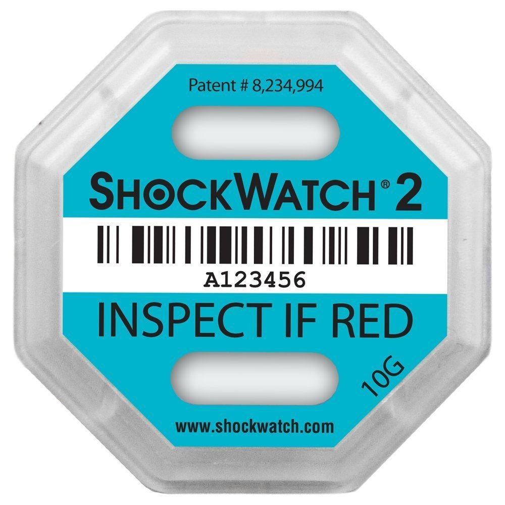 ShockWatch 2 10G Light Blue Impact Indicator