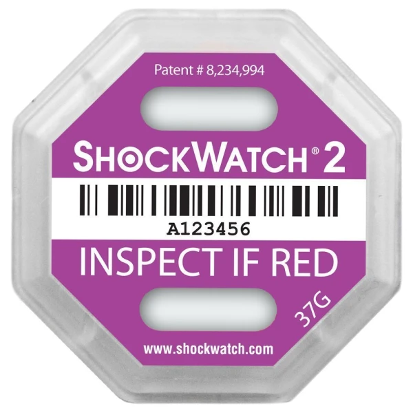 ShockWatch 2 - 37G Purple Impact Indiocator