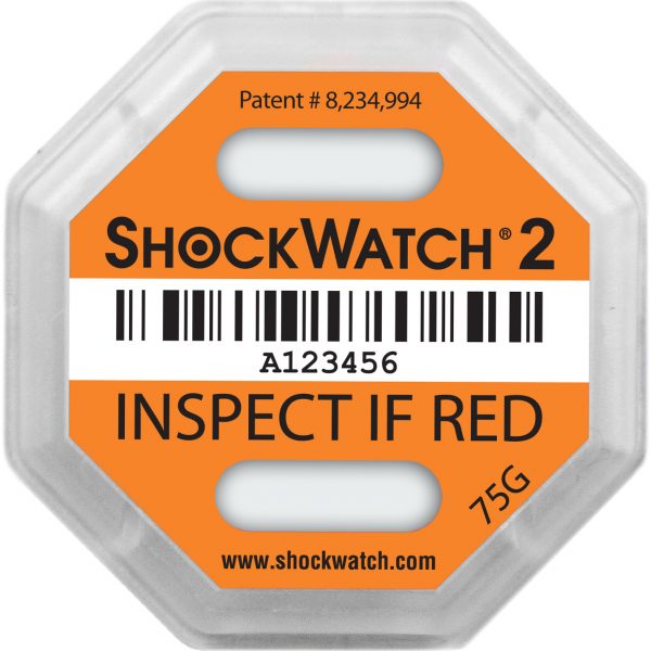 ShockWatch 2 75G Orange Impact Indicator